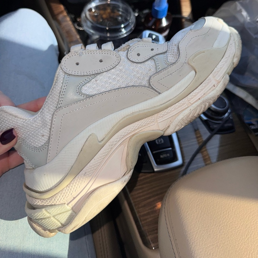 Dirty Balenciaga Triple S Sneakers